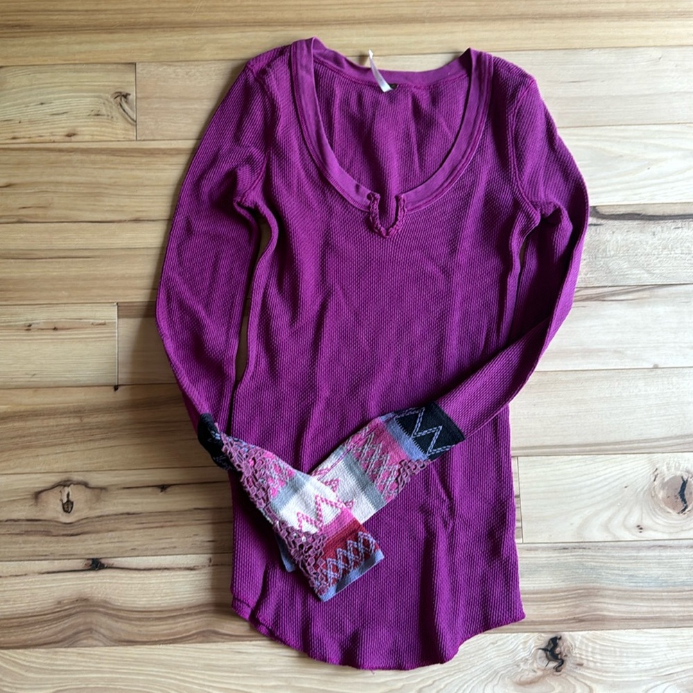 ASO Elena Gilbert vampire diaries Free People Purple Kombucha thermal Alt color